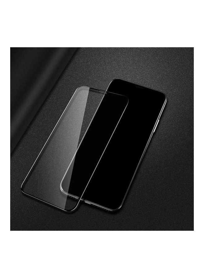 ICS Tempered Glass Screen Protector For Apple iPhone X Clear/Black - Image 2