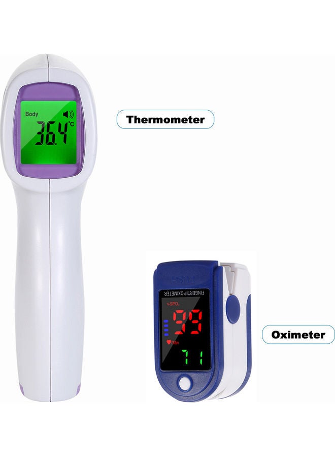 Digital Forehead Thermometer And Digital Fingertip Pulse Oximeter