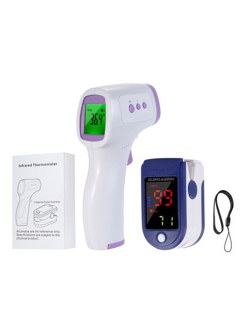 Digital Forehead Thermometer And Digital Fingertip Pulse Oximeter