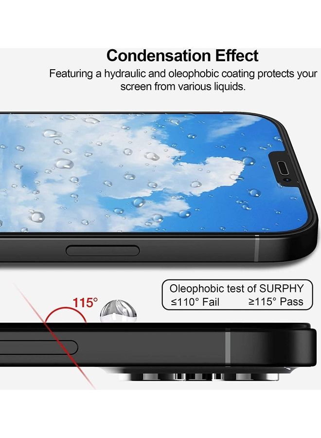 ICS 2-Piece Screen Protector For Apple iPhone 12 Pro Max Black - Image 2