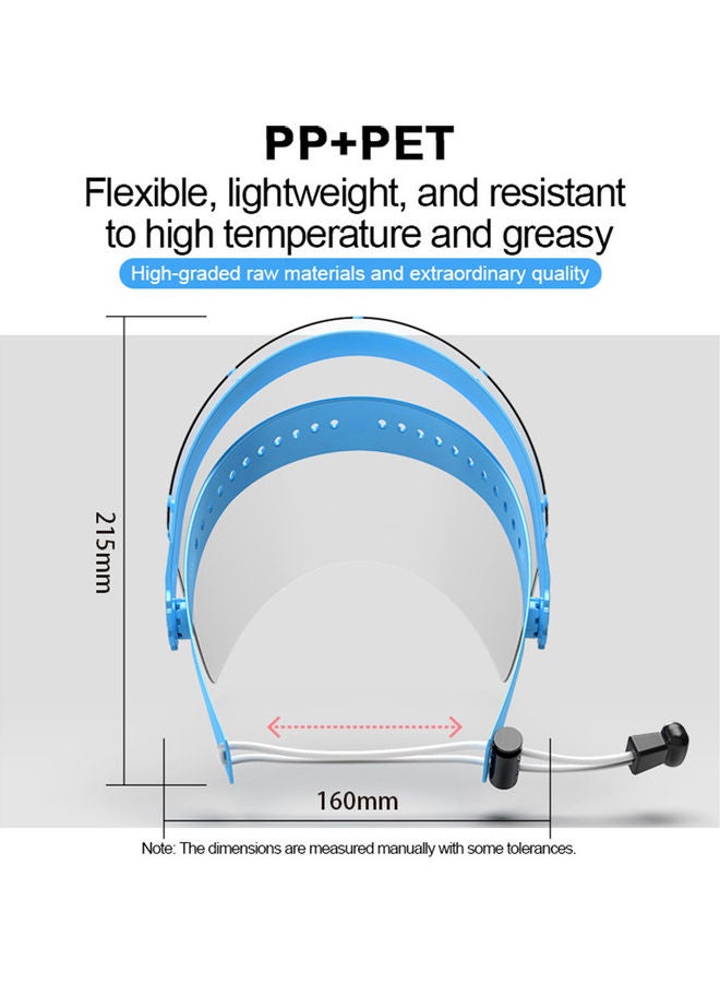 10-Piece Disposable Safety Face Shield - Image 2