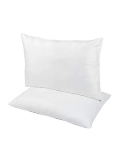 Home Canvas Dream Pillow Set Of Two Sleeping Pillow wood White 70 x 30 x 48cm  - Image 1