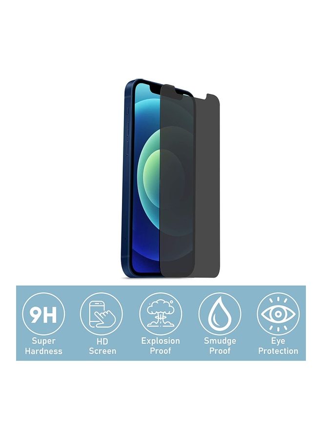 ICS Privacy Tempered Screen Protector For Apple iPhone 12/12 Mini Black - Image 1
