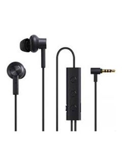 Wired Earphones with Microphone Black