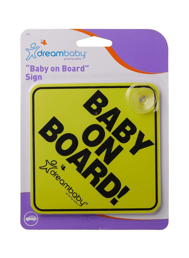 dreambaby Baby on Board Sign - Image 2