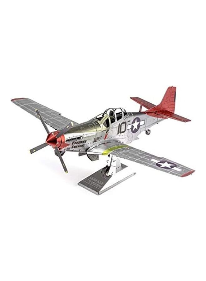 Fascinations Tuskegee Airmen Mustang Red Tail 3D Metal Model Kit  - Image 1