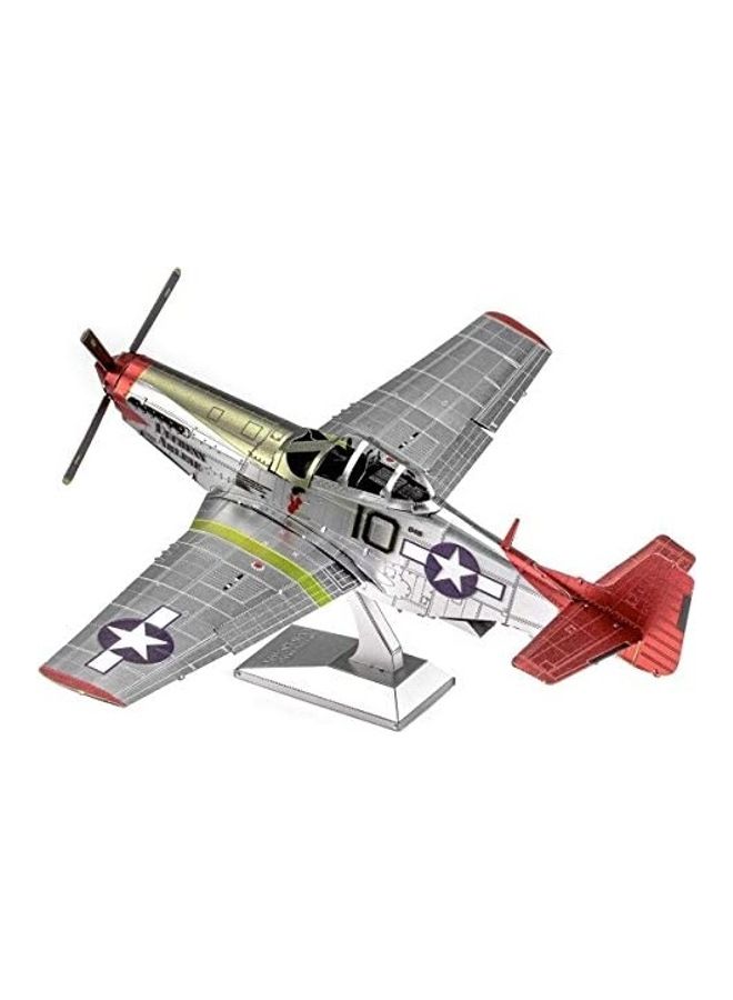 Fascinations Tuskegee Airmen Mustang Red Tail 3D Metal Model Kit  - Image 2
