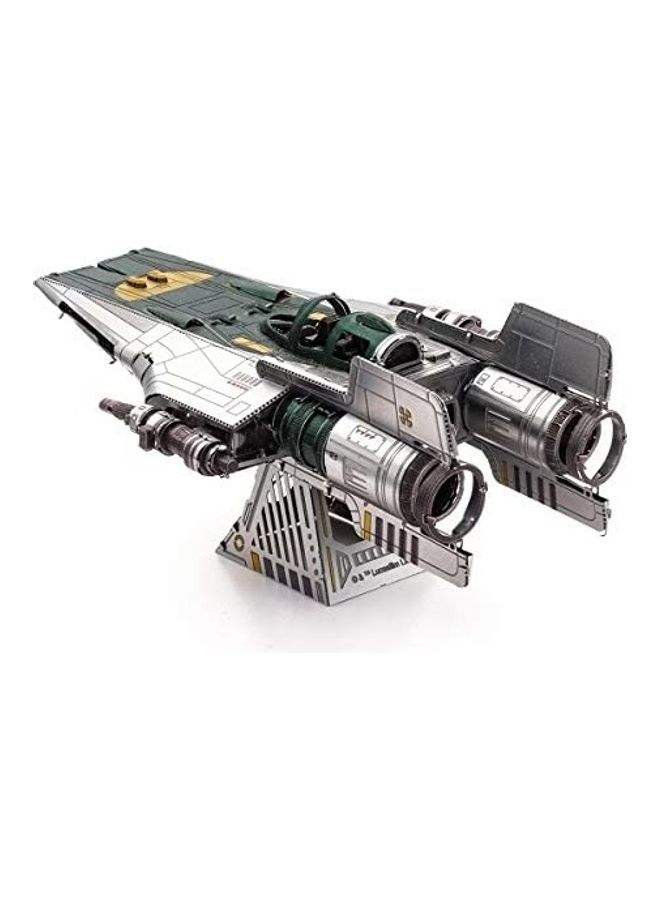 Fascinations Metal Earth Star Wars Rise Of Skywalker Resistance A-Wing Fighter 3D Model Kit 4 x 2.60 x 1.60inch  - Image 2