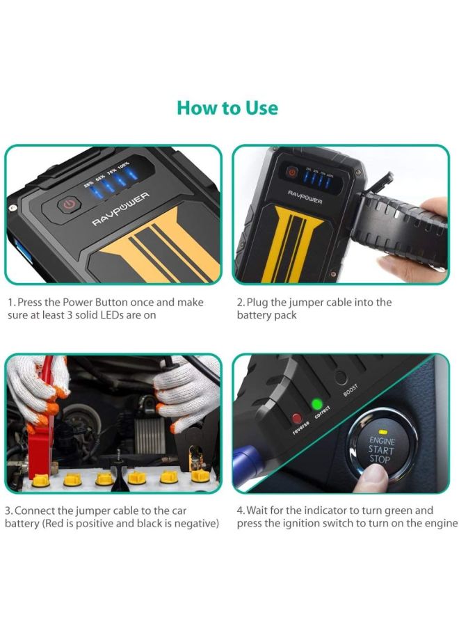 RAVPOWER - Car Jumper Starter 8000mAh - Image 1