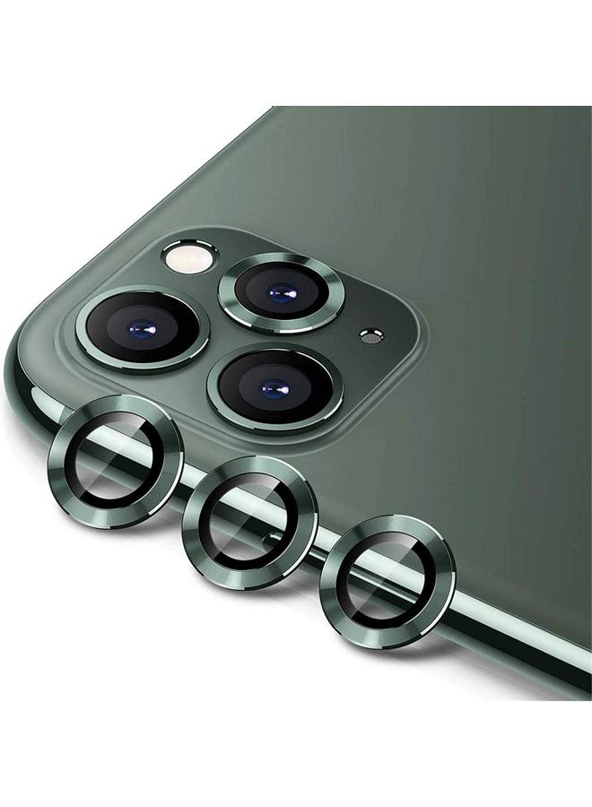Usams Metal Camera Lens Glass Film For iP12 Series Grey/Black - Image 2