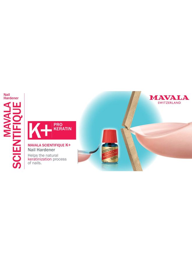 Mavala Combo Of Scientifique K Plus Nail Hardener Pro And Bene Tint Lip Gloss Clear/Pink  - Image 4