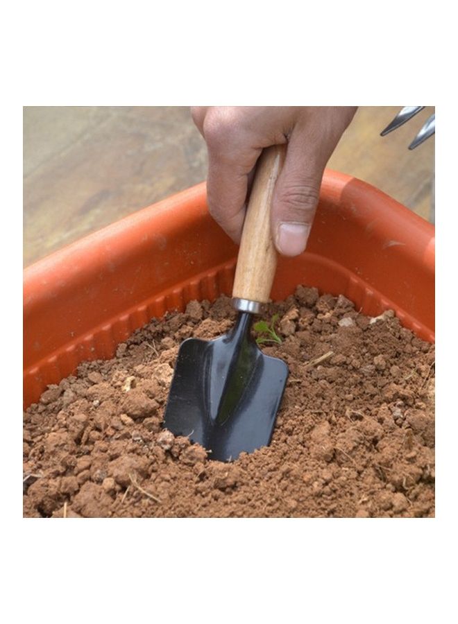 طقم أدوات زراعة الحدائق مكون من 3 قطع أسود / بيج - Image 5