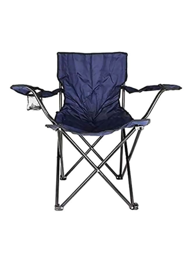 MARGOUN Foldable Outdoor Camping Chair - Dark Blue 90x50cm - Image 1