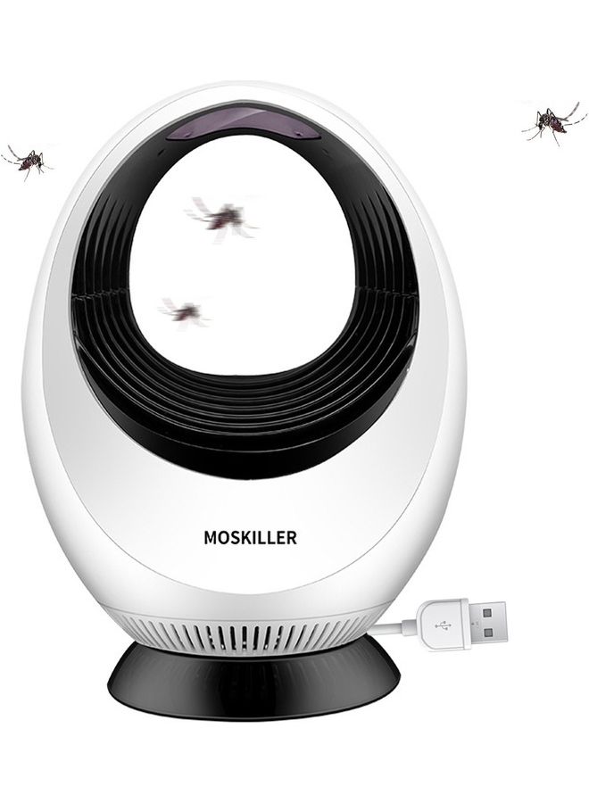Non-Toxic Portable Electric Mosquito Killer Lamp White/Black  - Image 1