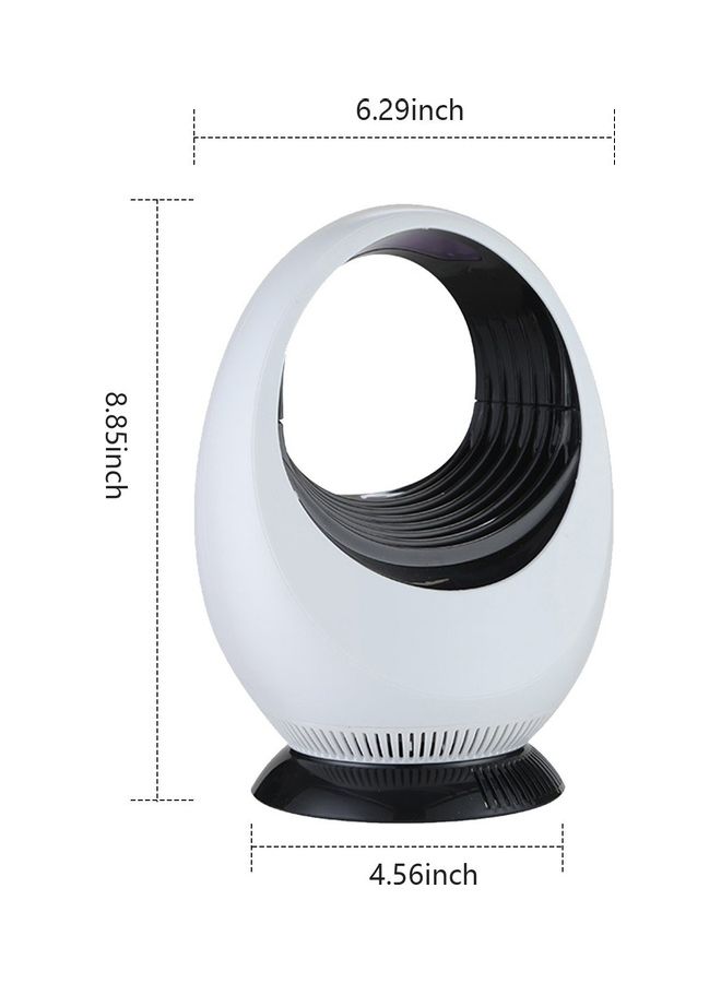 Non-Toxic Portable Electric Mosquito Killer Lamp White/Black  - Image 4