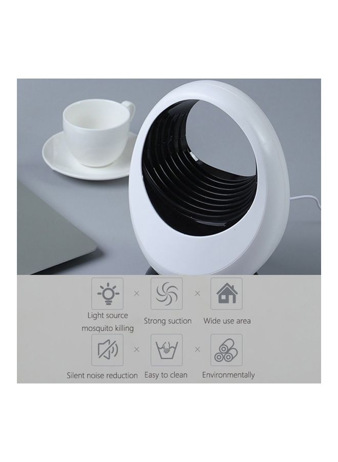 Non-Toxic Portable Electric Mosquito Killer Lamp White/Black  - Image 5