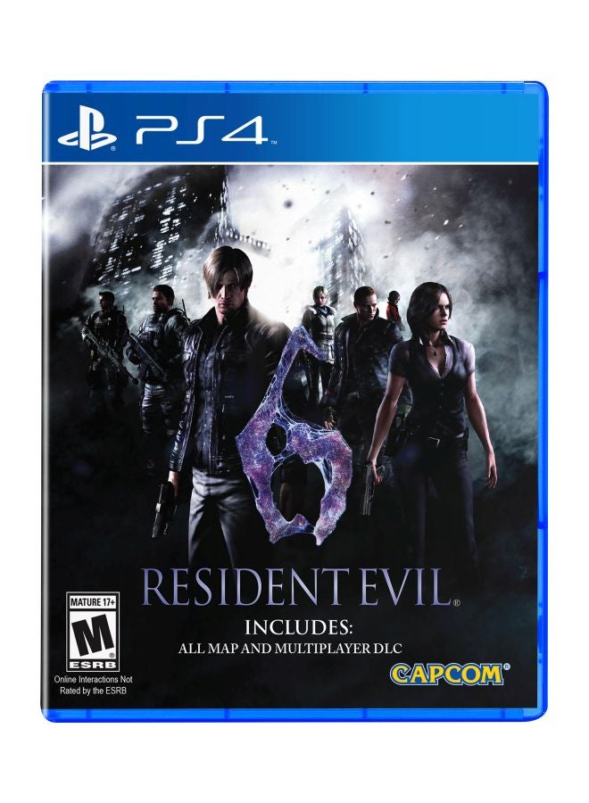 كابكوم لعبة " Resident Evil 6" (إصدار عالمي) - الأكشن والتصويب - بلاي ستيشن 4 (PS4) - Image 1