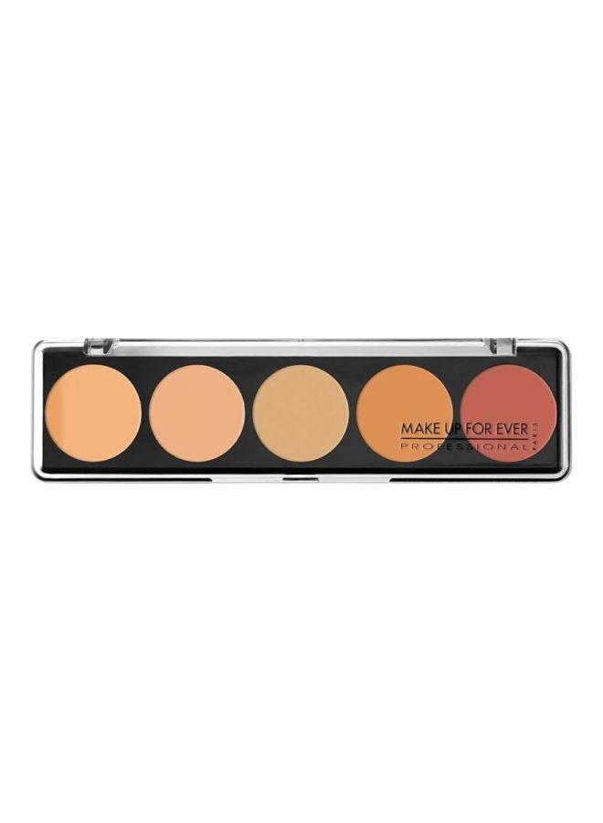 MAKE UP FOR EVER 5-Camouflage Cream Palette Brown/Beige/Red 