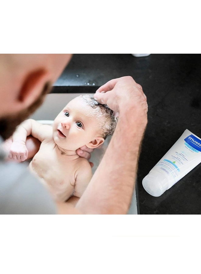Mustela - 2-In-1 Baby Cleansing Gel with Farmed Avocoado For Hair And Body, Pack Of 2, 200ml+200ml - Image 1