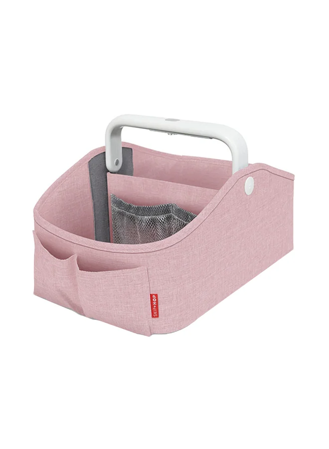 سكيب هوب Ultra Portable Light Up Diaper Caddy For Suitable From Birth, Pink, Grey, White