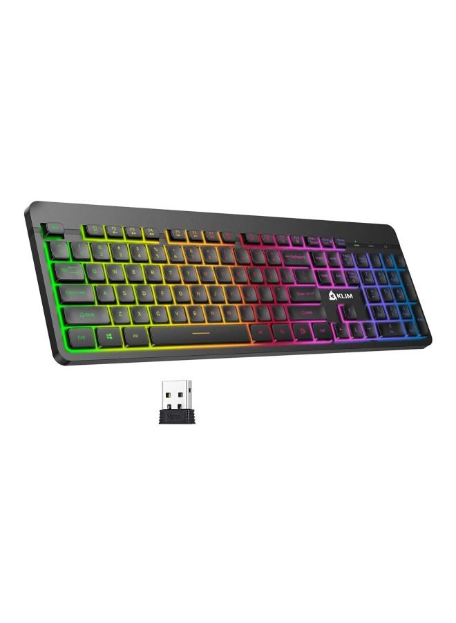 Wireless Gaming Keyboard With USB Receiver