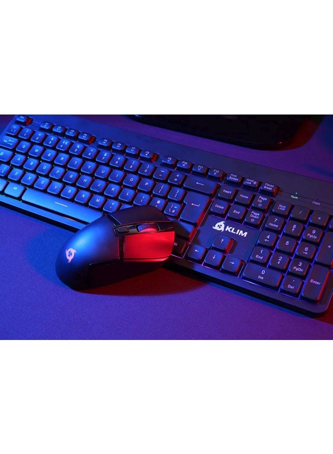 Wireless Gaming Keyboard With USB Receiver