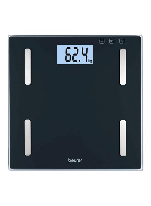 Beurer BF 180 Body Fat and Muscle Scale | Digital Health Monitor for Body Composition and Weight Measurement Grey 33x32.8x4.8cm