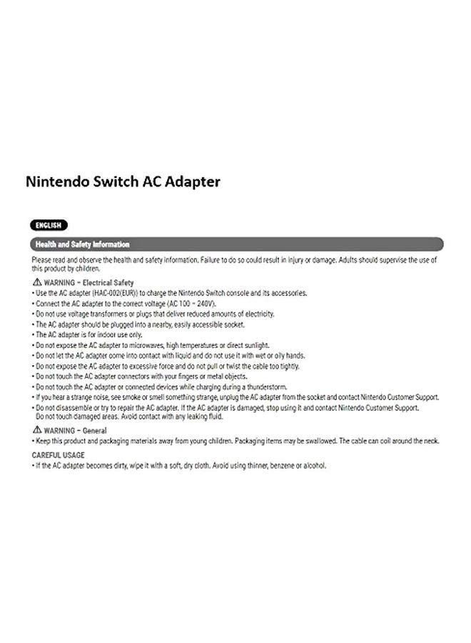 Nintendo Switch AC Adapter Black - Image 3