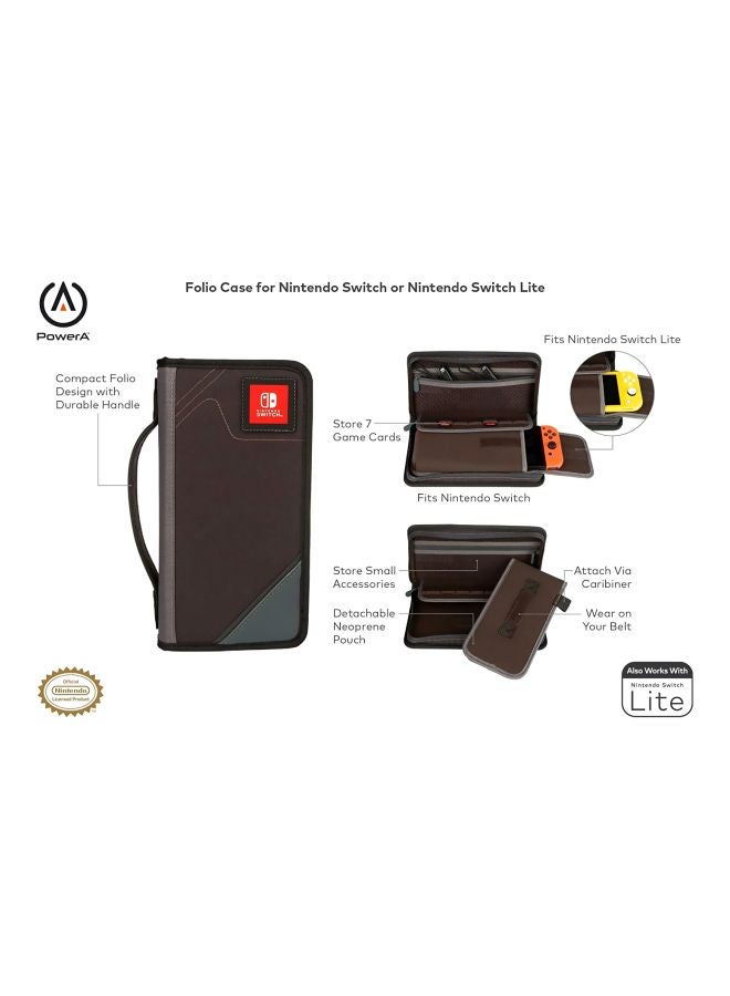 PowerA - Folio Case for Nintendo Switch or Nintendo Switch Lite, Carrying Case, Storage Case, Console Case - Image 1
