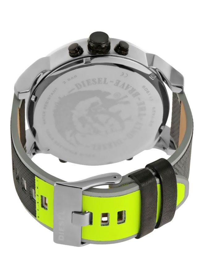 ديزل ساعة يد مستر دادي 2.0 كرونوغراف دائرية الشكل بسوار من النايلون مقاس 57 مم - بلونين - طراز DZ7429 للرجال - Image 4