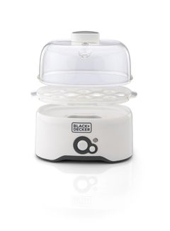 Egg Cooker with 6-Egg Rack, 2 Poaching Pans, Dry Boil Protection, Auto Shutoff, Transparent Cover, Easy to Clean, Perfect for Boiled and Poached Eggs, 280 W EG200-B5 White - v1620881000/N11426623A_5