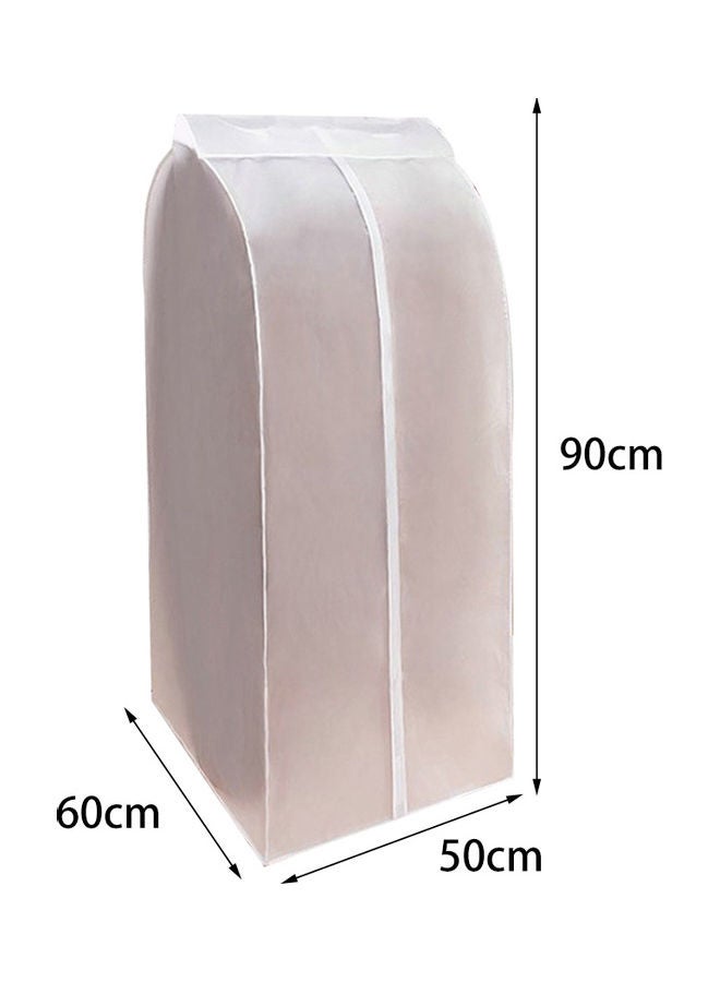 Dustproof Cover Clothes Storage Bag Beige  - Image 1