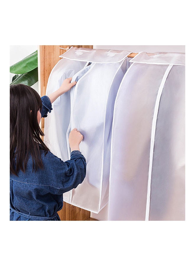 Dustproof Cover Clothes Storage Bag Beige  - Image 3
