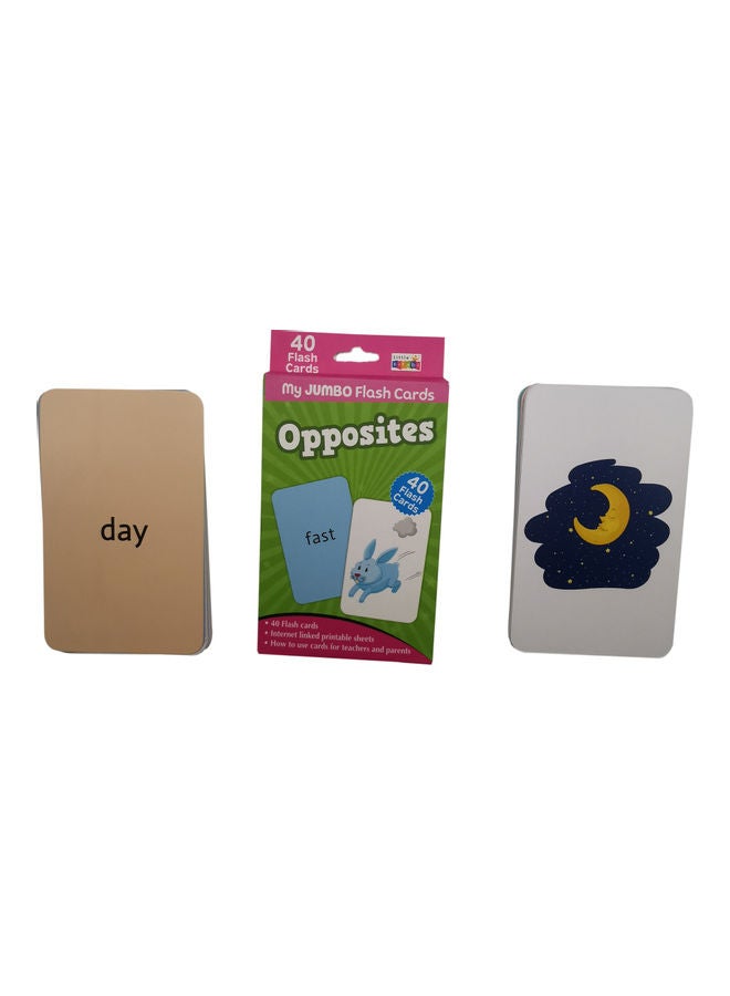 ليتل كتابي 40-Piece Jumboo Flash Card Set 14x9سم - Image 4