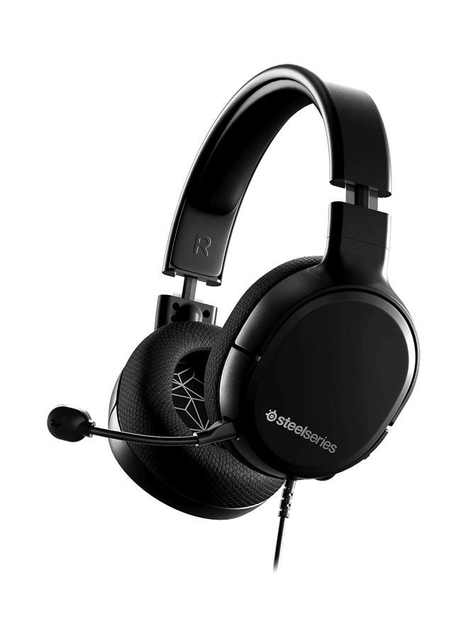 steelseries Arctis 1 Wired Black Gaming Headset With Detachable Clearcast Microphone and Lightweight Steel-Reinforced Headband for Xbox, PC, PS5, PS4, Nintendo Switch, Mobile  - Image 1