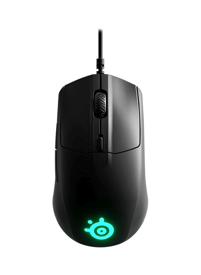 Rival 3 Gaming Mouse, 8,500 CPI TrueMove Core Optical Sensor, 6 Programmable Buttons, Split Trigger Buttons, Brilliant Prism RGB Lighting | 62513 - v1620887397/N43648594A_1