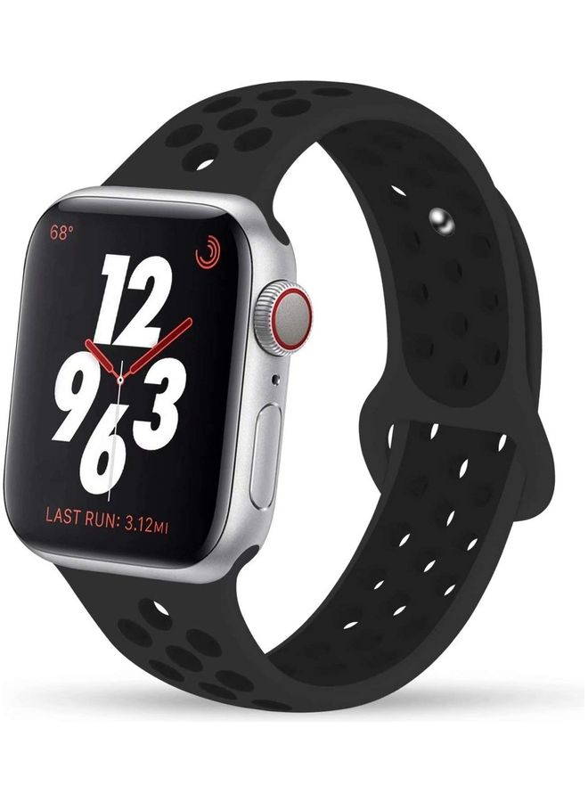 ICS Replacement Band For  Apple Watch Band 38/40 mm Antheracite/Black - Image 1