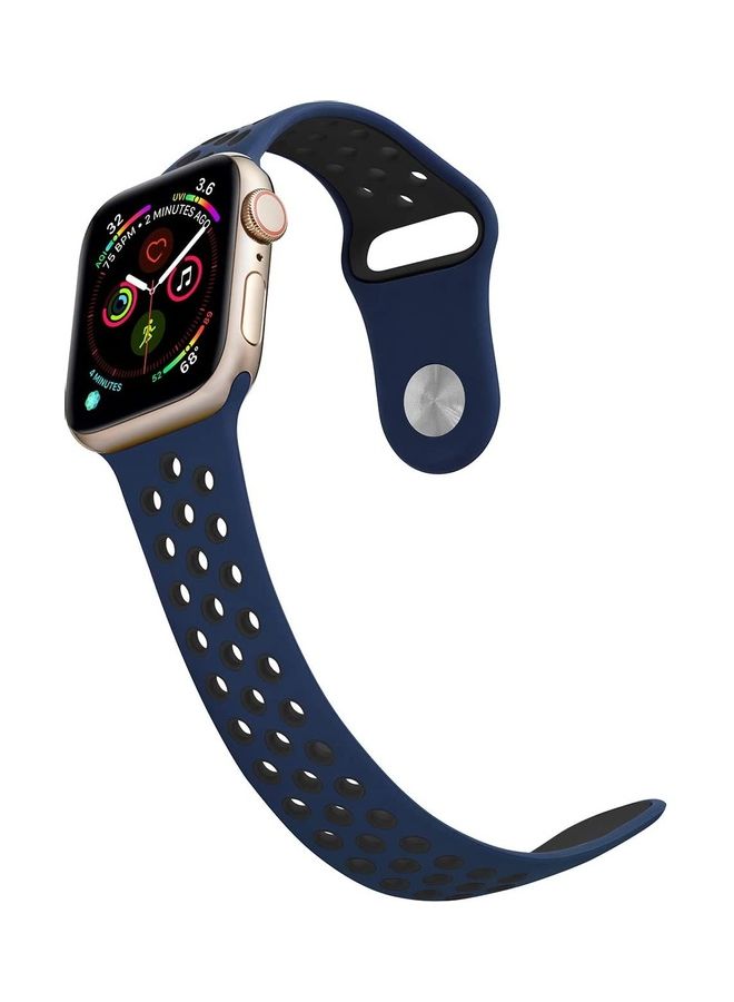 ICS - Replacement Band For  Apple Watch Band  38/40 mm Blue/Black - Image 1