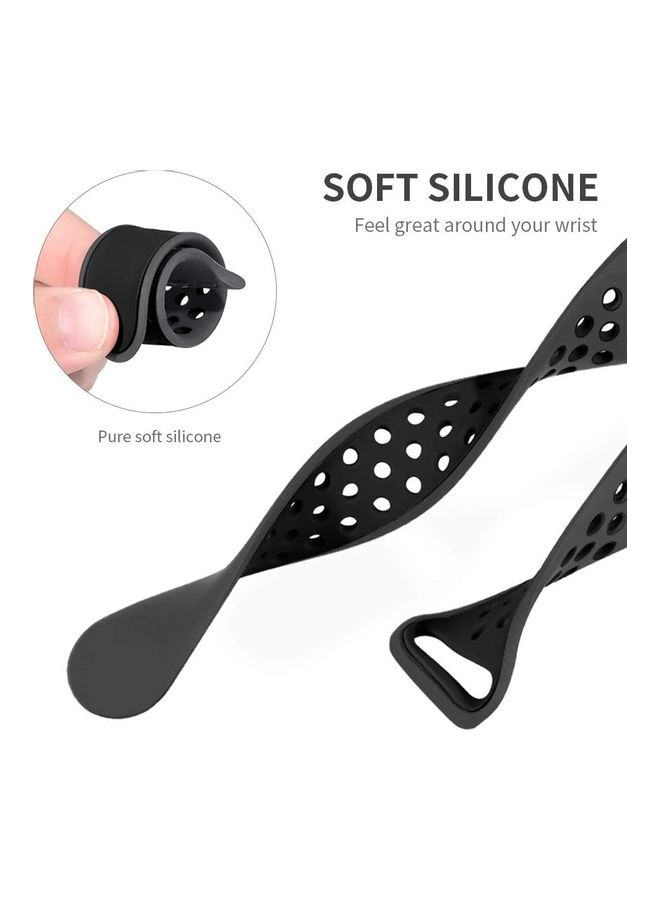 ICS Replacement Band for Apple iWatch Series 4/3/2/1 38/40 mm Black - Image 2