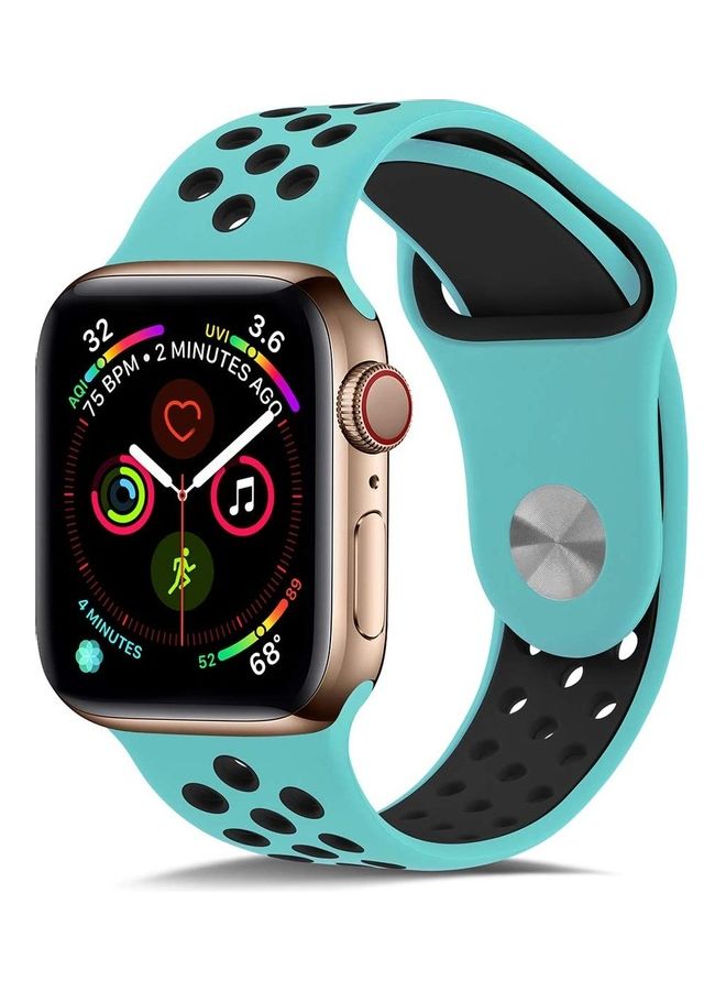 ICS Replacement Band for Apple iWatch Series 4/3/2/1 38/40 mm Blue - Image 1