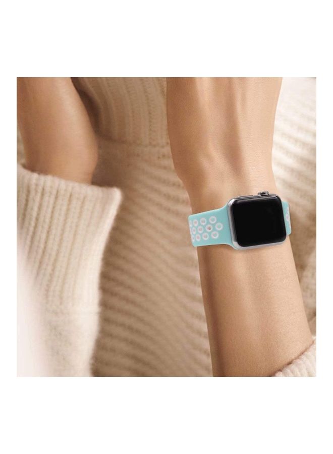 ICS Apple Watch Band 38Mm 40Mm Blue/White - Image 2