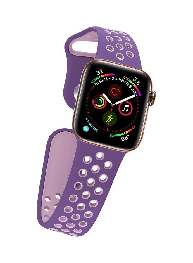 ICS Replacement Band For  Apple Watch Band 38/40 mm Purple Purple/Pink - Image 2