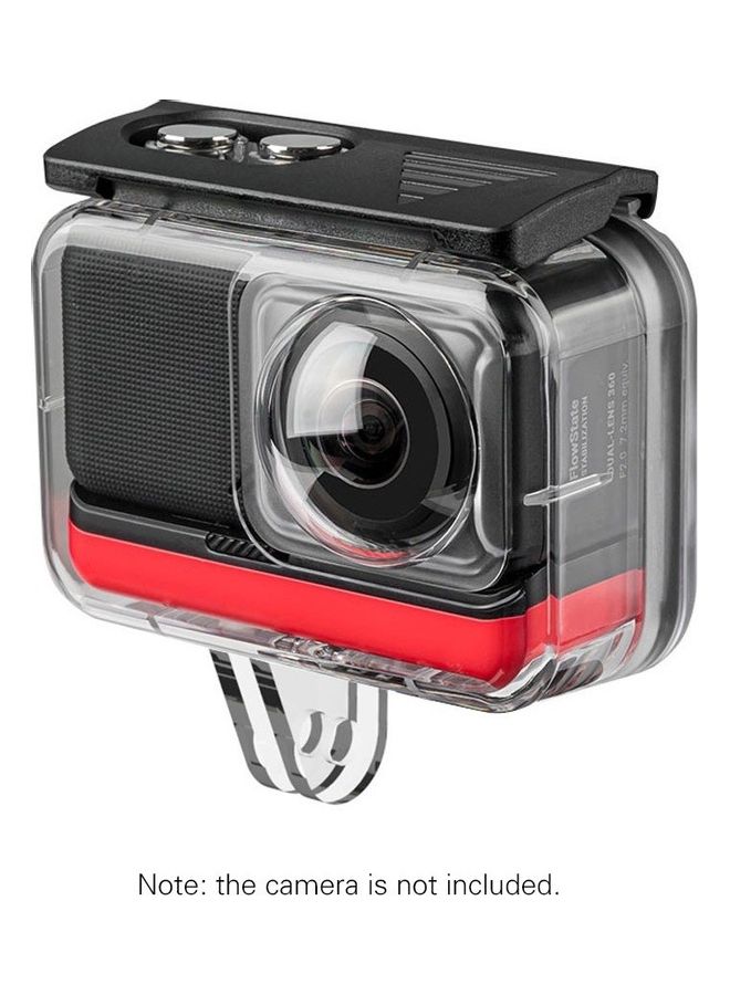 TELESIN - Waterproof Camera Housing For Insta360 ONE R Clear - Image 1