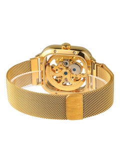 FORSINING Men's Automatic Luminous Display Wrist Watch  J-691G - 41 mm - Gold  - Image 2