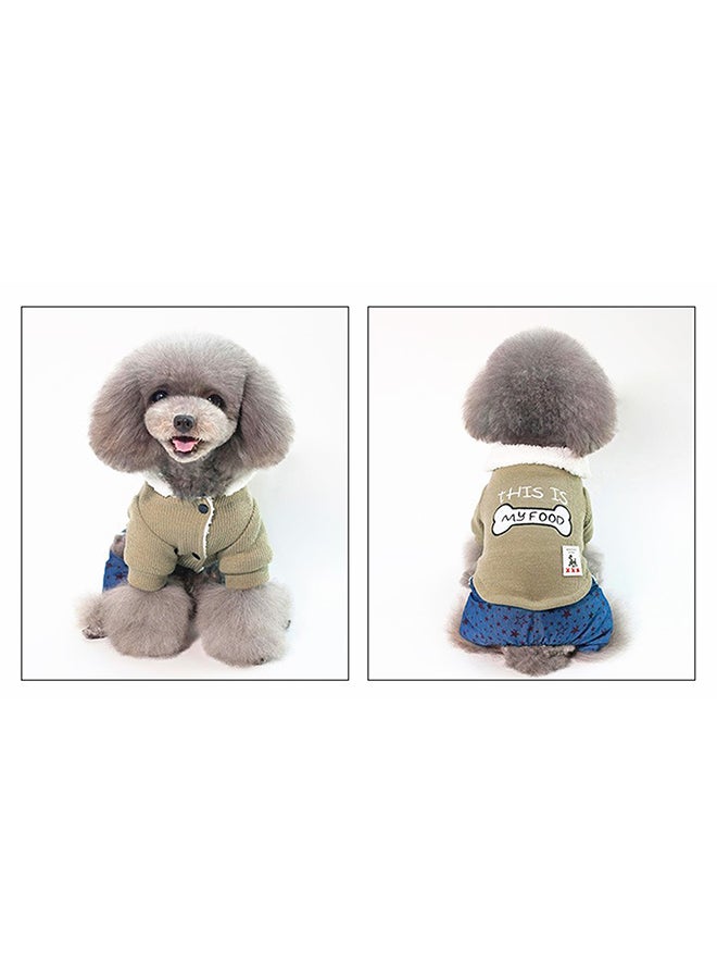 سويت شيرت قطني للحيوانات الأليفة متعدد الألوان 25x3x16سم - Image 2