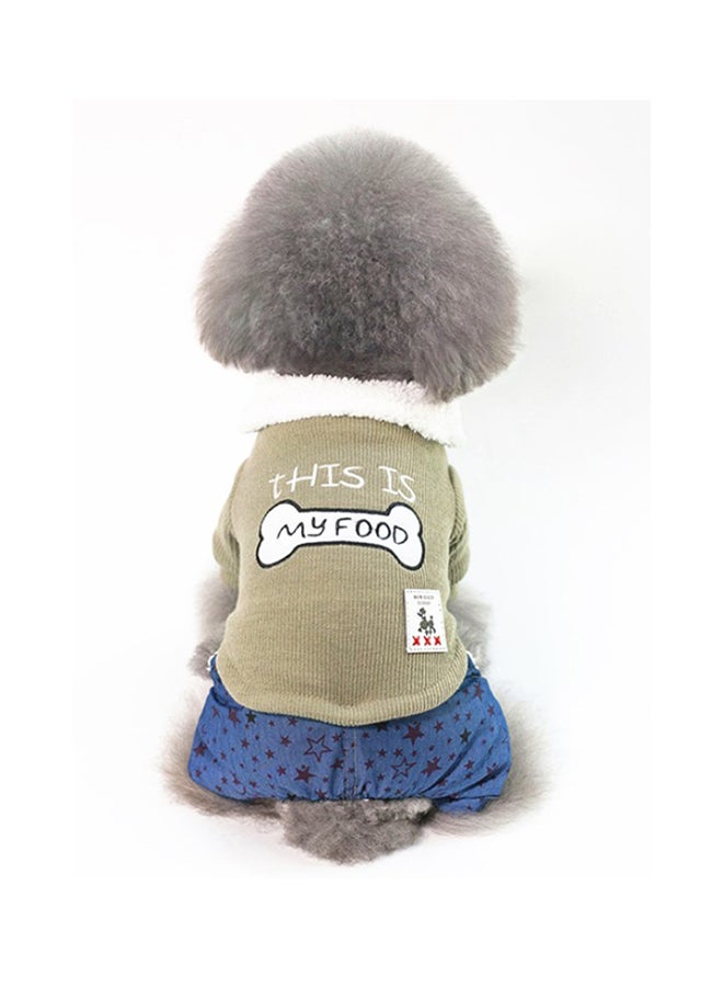 سويت شيرت قطني للحيوانات الأليفة متعدد الألوان 25x3x16سم - Image 3