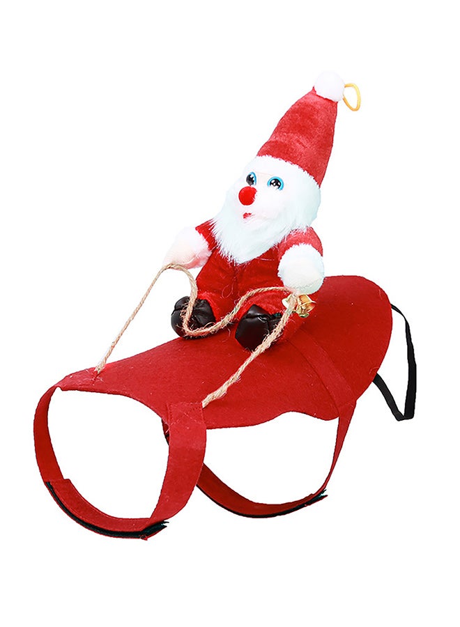 Pets Coat Red/White 30x10x30cm - Image 1