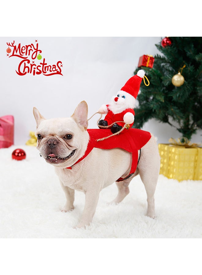 Pets Coat Red/White 30x10x30cm - Image 2