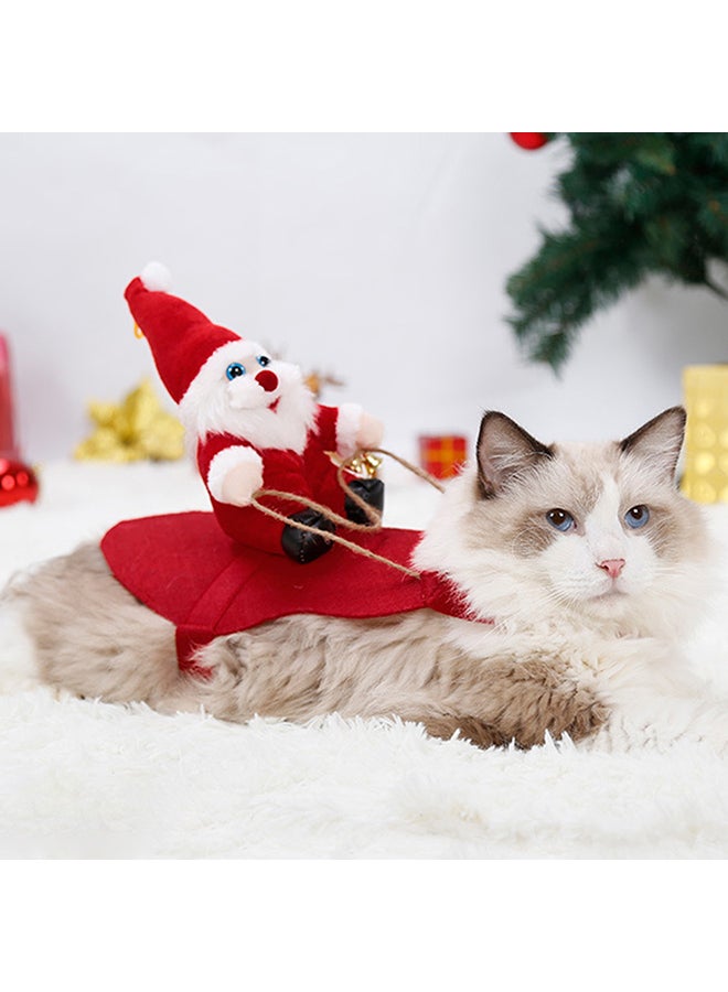 Pets Coat Red/White 30x10x30cm - Image 3