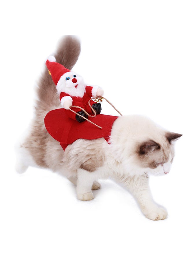 Pets Coat Red/White 30x10x30cm - Image 4